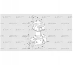 RV 65/NF02W60E (86060812) Регулирующий клапан Kromschroder