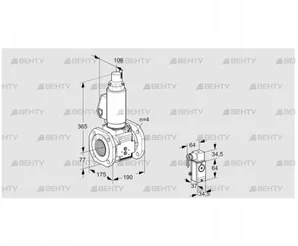 VAS6T65A05LQSLB/3-/4- (88204367) Газовый клапан Kromschroder