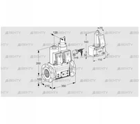 VCS8100F05NLWRE/PPPP/PPZ- (88206557) Сдвоенный газовый клапан Kromschroder