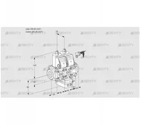 VCH1E20R/20R05NHEVQR/PPPP/PPPP (88105770) Клапан с регулятором расхода Kromschroder