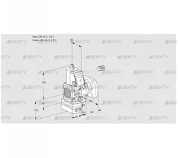 VAG2E40F/40F05FGEVWR/PP/PP (88102316) Газовый клапан с регулятором соотношения Kromschroder