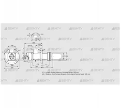 BIC 125RM-300/335-(14)E (84034046) Газовая горелка Kromschroder