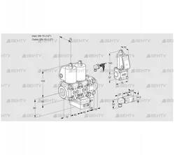 VCH1E15R/15R05NHEVWL/PPZS/3--2 (88101186) Клапан с регулятором расхода Kromschroder