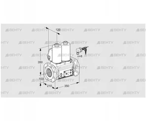 VCS8100F05NNWLE/PPPP/PPEP (88207801) Сдвоенный газовый клапан Kromschroder