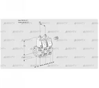 VCS2E50R/50R05NNKR/PPPP/PPPP (88106382) Сдвоенный газовый клапан Kromschroder