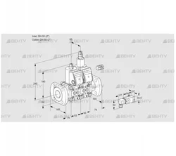 VCS3E50F/50F05NLWR/-2PP/PPPP (88104257) Сдвоенный газовый клапан Kromschroder