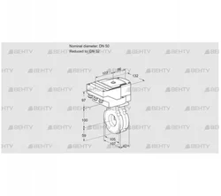 IBG50/32W05/40A2A (88302115) Дроссельная заслонка Kromschroder