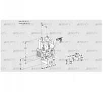 VCV1E25R/25R05FNVKWR/2-PP/PPPP (88104680) Клапан с регулятором соотношения Kromschroder