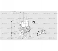 VCV1E25R/25R05VKLWL/PPPP/2-PP (88105292) Клапан с регулятором соотношения Kromschroder