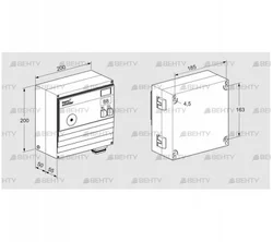 BCU460T-3/2LR3-D3B1/1 (88612682) Блок управления горением Kromschroder