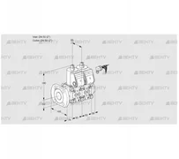 VCS3E50F/50R05NNWR/PPPP/PPPP (88100224) Сдвоенный газовый клапан Kromschroder